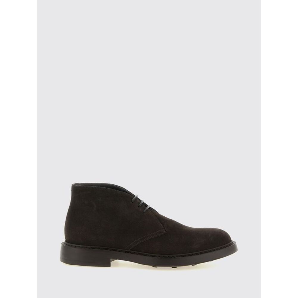 Doucal's Men Suede Leather Chukka Boots Doucal's With Rubber Sole